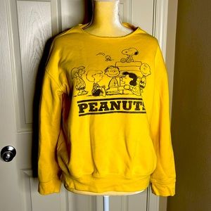 Peanuts Snoppy and the Gang Distressed Sweatshirt